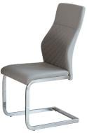 Стул Виола (X-1082) серый / хром
