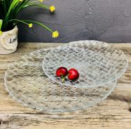 Блюдо сервировочное Fiora Forli круглое 25,5x2 прозрачное