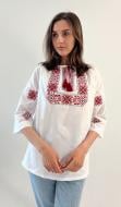 Блуза Едельвіка 38-22/09 орнамент червоно-чорний р. XL