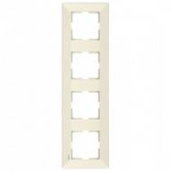 Рамка четырехместная Viko Meridian вертикальная крем 90979034-WH