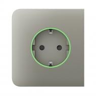 Панель фронтальная боковая Ajax SideCover (smart) [type F] для встроенной розетки Outlet Jeweller оливковый
