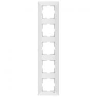 Рамка пятиместная Viko Meridian вертикальная белый 90979025-WH