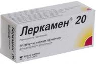 Леркамен 20 №60 (10х6) таблетки 20 мг