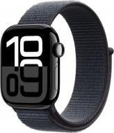 Смарт-годинник Apple Watch Series 10 GPS 42mm Jet Black Aluminium Case with Ink Sport Loop (MWWG3QH/A)