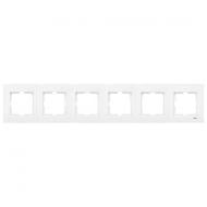 Рамка шестиместная Viko Karre универсальная белый 90960205