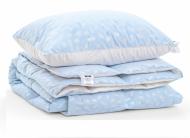 Набор пуховый №1909 Bio-Blue Лето 50% пух (подушка 50x70 упругая) одеяло 220x240 см MirSon голубой Набор пуховый №1909 Bio-Blue Лето 50% пух (подушка 50x70 упругая) одеяло 220x240 см MirSon голубой