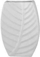 Ваза керамическая Eterna Флора лист магнолии 2902-23,5 23,5 см белая