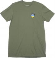 Футболка 5.11 Tactical Shield Ukraine [225] Military Green, M, з малюнком р. M [223] Military Green Heather