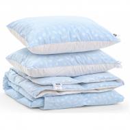 Набір пуховий №1910 Bio-Blue Літо 50% пух (подушка 50x70 пружна) ковдра 155x215 см MirSon блакитний Набір пуховий №1910 Bio-Blue Літо 50% пух (подушка 50x70 пружна) ковдра 155x215 см MirSon блакитний