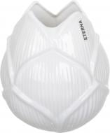 Ваза керамическая Eterna Флора бутон 3002 19,5 см 19,5 см белая