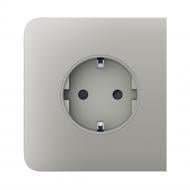 Панель фронтальная боковая Ajax SideCover (basic) [type F] oyster для встроенной розетки бежевый