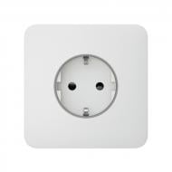 Панель фронтальная боковая Ajax SoloCover (basic) [type F] для встроенной розетки белый