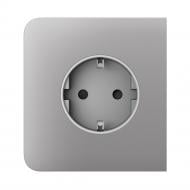 Панель фронтальная боковая Ajax SideCover (basic) [type F] fog для встроенной розетки серый