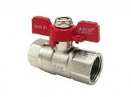 Кран шаровой ASCO Nickel PRO 3/4" ВВ PN40 красная бабочка ASCO 1/20