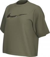Футболка Nike W NK DF BOXY NK ONE DJ1745-222 р.XS зеленый