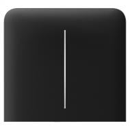 Кнопка боковая Ajax SideButton (2-gang) vertical для двухклавишного выключателя LightSwitch Jeweler черный