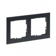 Рамка двухместная Legrand Suno универсальная графит 721552