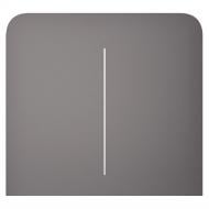 Кнопка боковая Ajax SideButton (2-gang) vertical для двухклавишного выключателя LightSwitch Jeweler серый