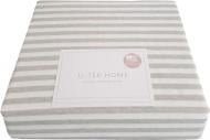 Простынь натяжная CSG10200220 Cotton Stripe Grey 10 200x220 см серый в полоску Ю-ТЕК
