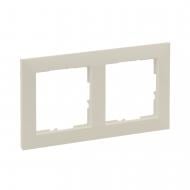 Рамка двухместная Legrand Suno универсальная слоновая кость 721582