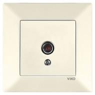 Розетка TV проходная Viko Meridian бежевый 90970260-WH