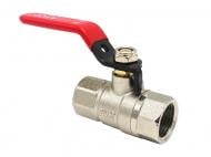 Кран шаровой ASCO Nickel PRO 1/2" ВВ PN40 красная ручка 1/24