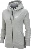 Джемпер Nike W NSW ESSNTL FLC FZ HOODIE BV4122-063 р. XS серый