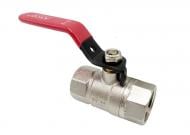 Кран кульовий ASCO Nickel PRO PN40 3/4" ВВ червона ручка 1/20