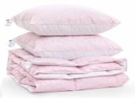 Набор пуховый №1914 Bio-Pink Лето 50% пух (подушка 50x70 средняя) одеяло 200x220 см MirSon розовый
