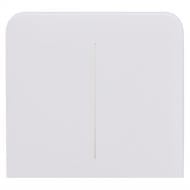 Кнопка боковая Ajax SideButton (2-gang) vertical для двухклавишного выключателя LightSwitch Jeweler белый