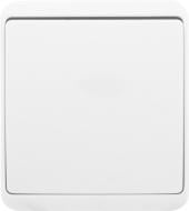 Выключатель одноклавишный HausMark Domo без подсветки белый HSN-SWP.H3C20G1W1-WH