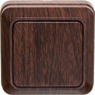 Выключатель одноклавишный UP! (Underprice) IP20 без подсветки орех BD-SWP.MZ20G1W1-Walnut