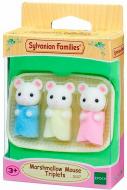 Фигурка коллекционная Sylvanian Families Белоснежные Мышата - тройняшки