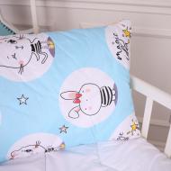 Подушка Kids Time 20-0044 Cats and bunnies хлопковая мягкая MirSon 40x60 см мульти