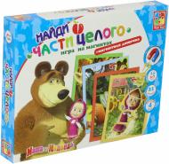 Игра настольная Vladi Toys Маша и медведь Найди часть целого VT3304-10
