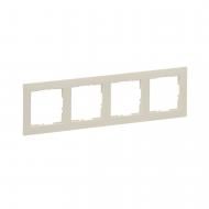Рамка четырехместная Legrand Suno универсальная слоновая кость 721584 Рамка четырехместная Legrand Suno универсальная слоновая кость 721584