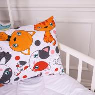 Подушка Kids Time 20-0035 Colored kittens хлопковая мягкая MirSon 40x60 см мульти