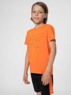 Футболка 4F TSHIRT FNK M166 4FJSS23TFTSM166-70S р.134/140 червоний