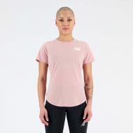 Футболка New Balance GRAPHIC ACCELERATE SS TOP WT23224POO р.S розовый