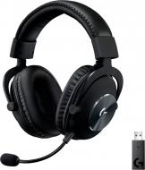 Гарнітура ігрова Logitech PRO X Wireless LIGHTSPEED Gaming Headset black (981-000907)