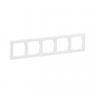 Рамка пятиместная Legrand Suno универсальная белый 721505 Рамка пятиместная Legrand Suno универсальная белый 721505