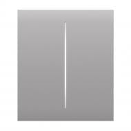 Кнопка центральная Ajax CenterButton (2-gang) vertical fog для двухклавишного выключателя LightSwitch Jeweler серый Кнопка центральная Ajax CenterButton (2-gang) vertical fog для двухклавишного выключателя LightSwitch Jeweler серый