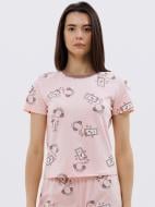 Футболка Roksana HARMONY №1789/16468 р. XS розовый с рисунком (№1789)