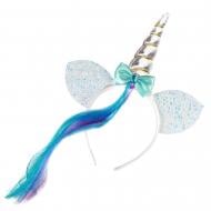 Аксессуар для карнавала Shantou Обруч единорог с хвостиком в ассортименте