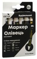 Мел KREYDA CW605716 маркировочная восковая белая 13 мм