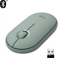 Мышка Logitech Pebble M350 Wireless Mouse eucalyptus (910-005720)