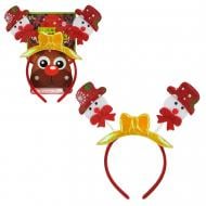 Аксессуар для карнавала Shantou Обруч с снеговиками новогодний в ассортименте