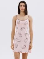 Ночная рубашка Roksana HARMONY №1571/16468 р.XS розовый с принтом