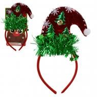 Аксессуар для карнавала Shantou Обруч с новогодней шапкой в ассортименте