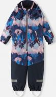 Комбинезон унисекс Reima Kurikka р.104 синий с розовым 5100131B-5451